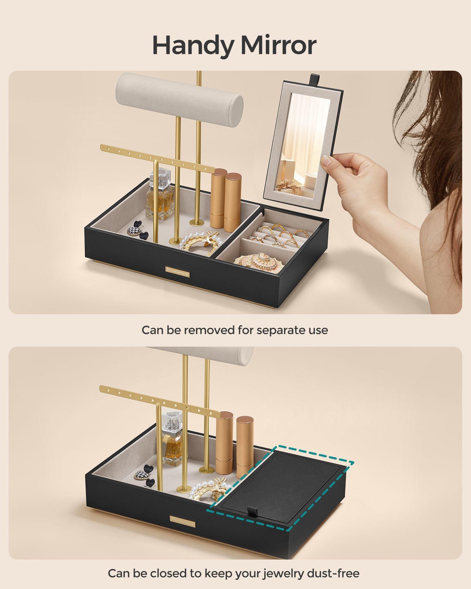 Jewelry Holder with Mirror FredCo