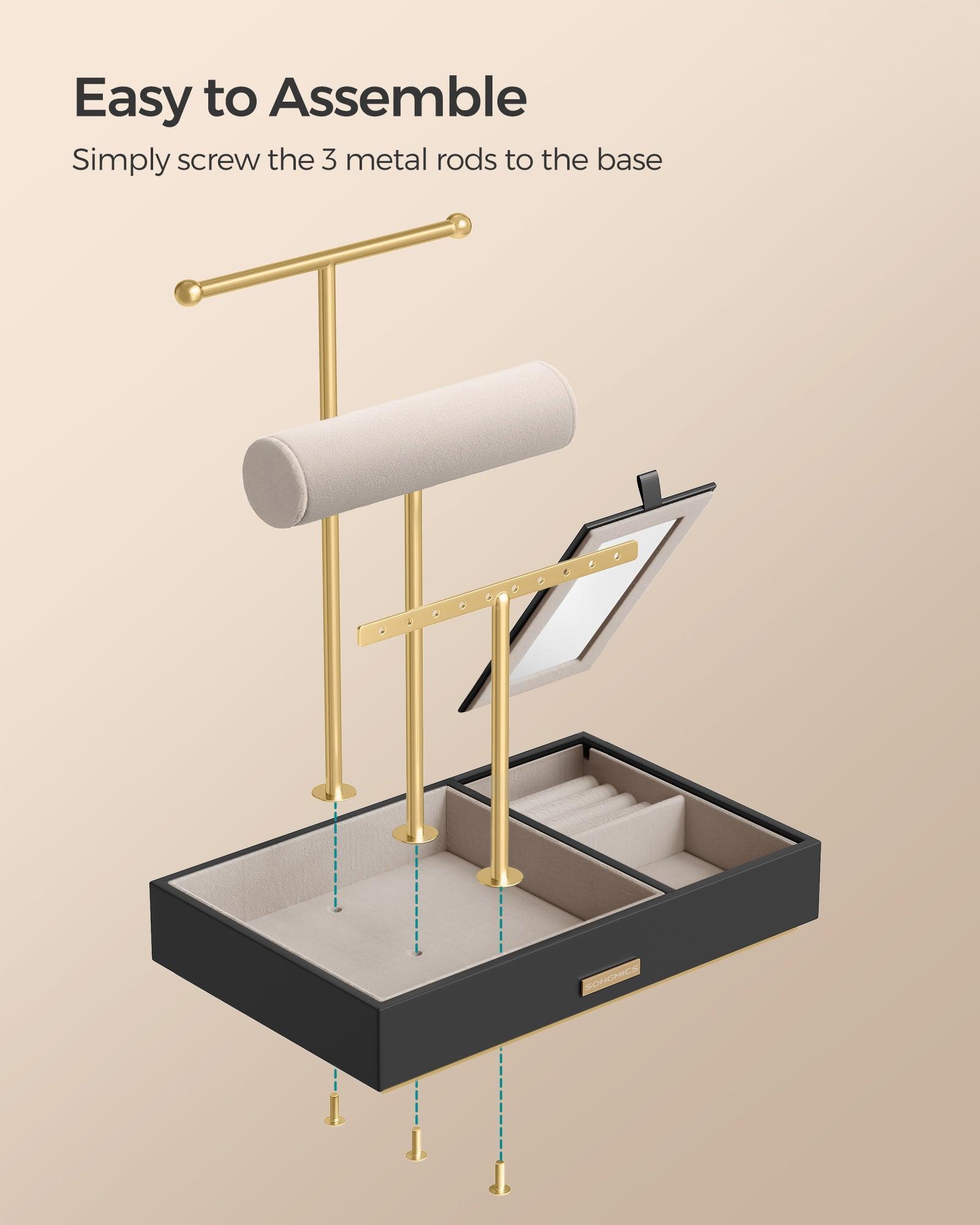 Jewelry Holder with Mirror FredCo
