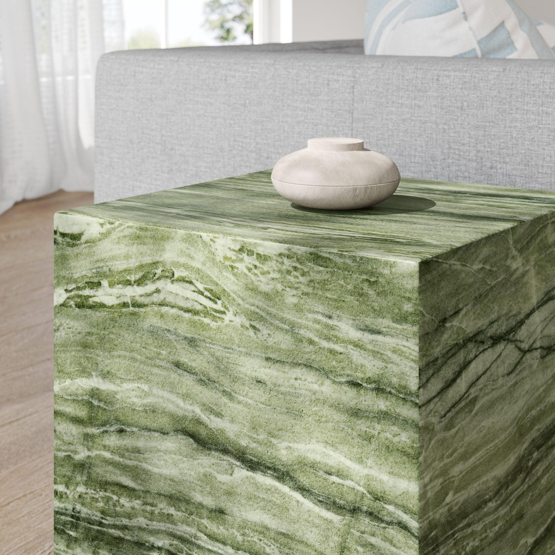 Jordana Square Plinth Indoor - Outdoor Patio Concrete Side Table by Modway EEI-7096 FredCo