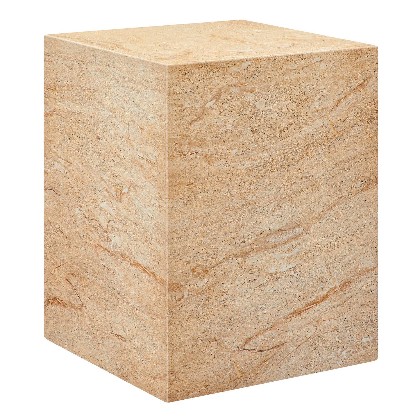 Jordana Square Plinth Indoor - Outdoor Patio Concrete Side Table by Modway EEI-7096 FredCo