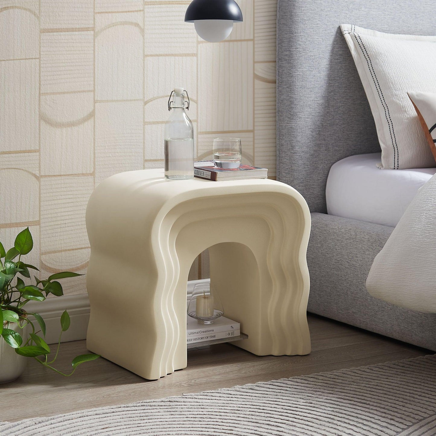 Jorin Squiggle Side Table by Modway FredCo