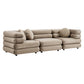 Jubilee 3-Piece Modular Performance Velvet Sectional Sofa by Modway FredCo