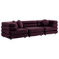 Jubilee 3-Piece Modular Performance Velvet Sectional Sofa by Modway FredCo