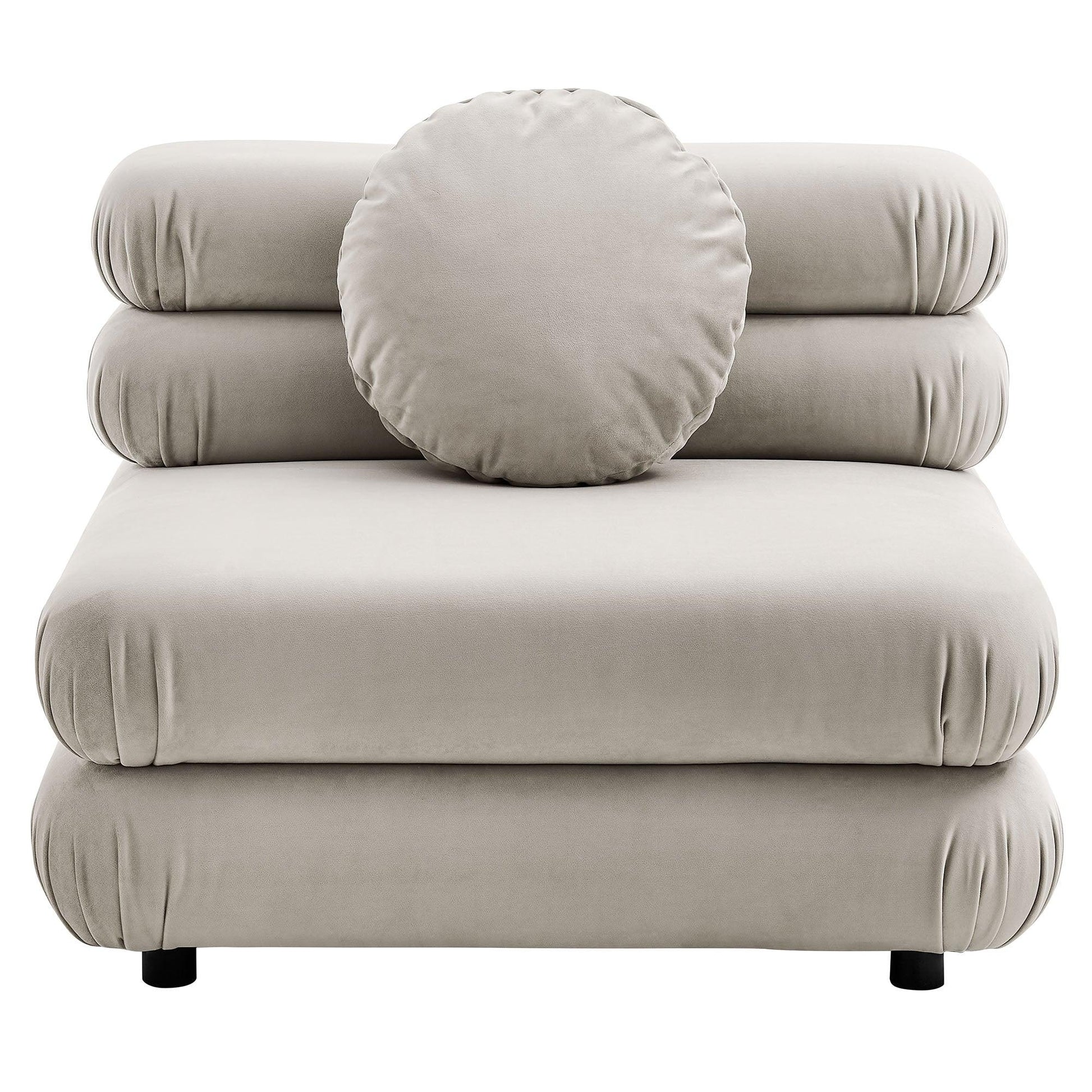 Jubilee 3-Piece Modular Performance Velvet Sectional Sofa by Modway FredCo