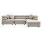 Jubilee 4-Piece Modular Performance Velvet Sectional Sofa by Modway FredCo