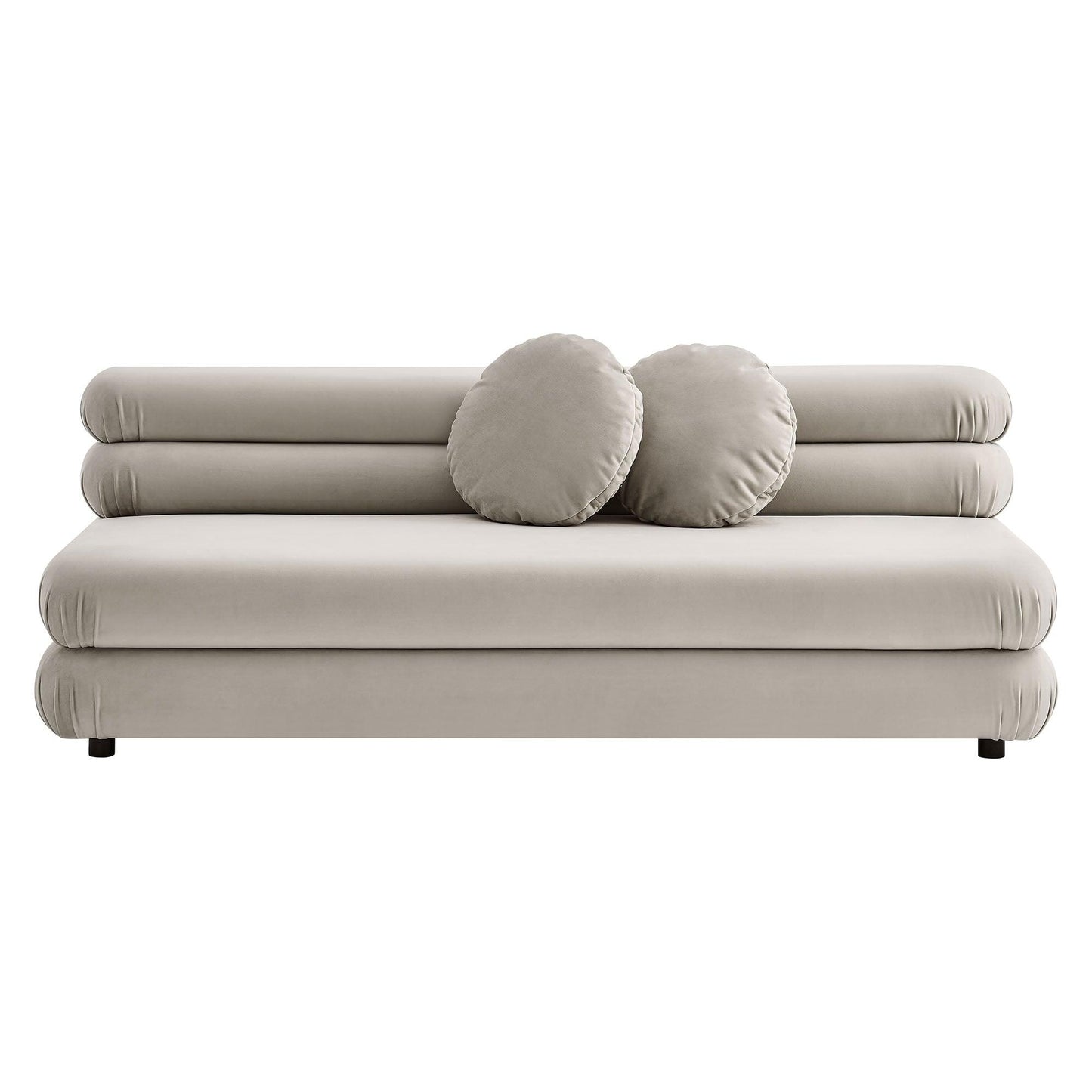 Jubilee Modular Performance Velvet Armless Loveseat by Modway FredCo
