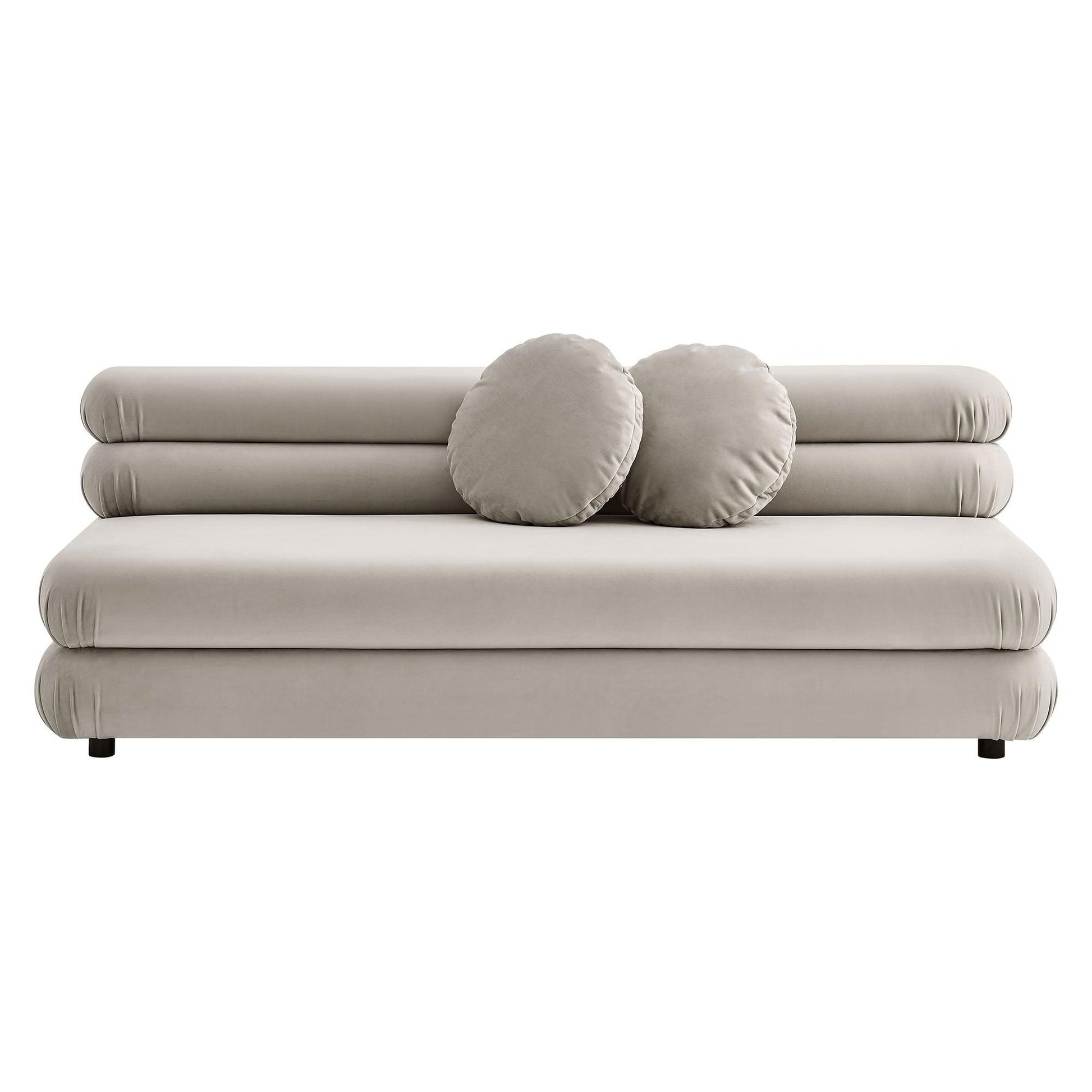 Jubilee Modular Performance Velvet Armless Loveseat by Modway FredCo