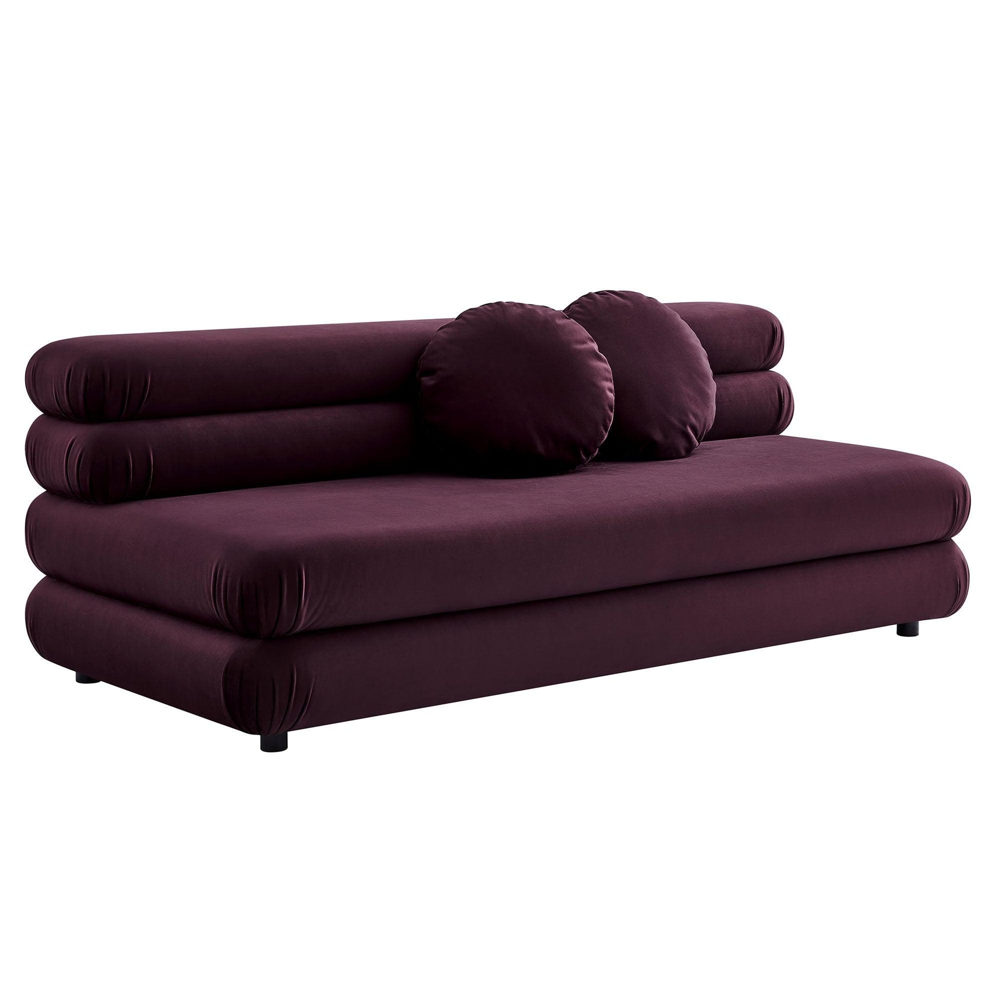 Jubilee Modular Performance Velvet Armless Loveseat by Modway FredCo