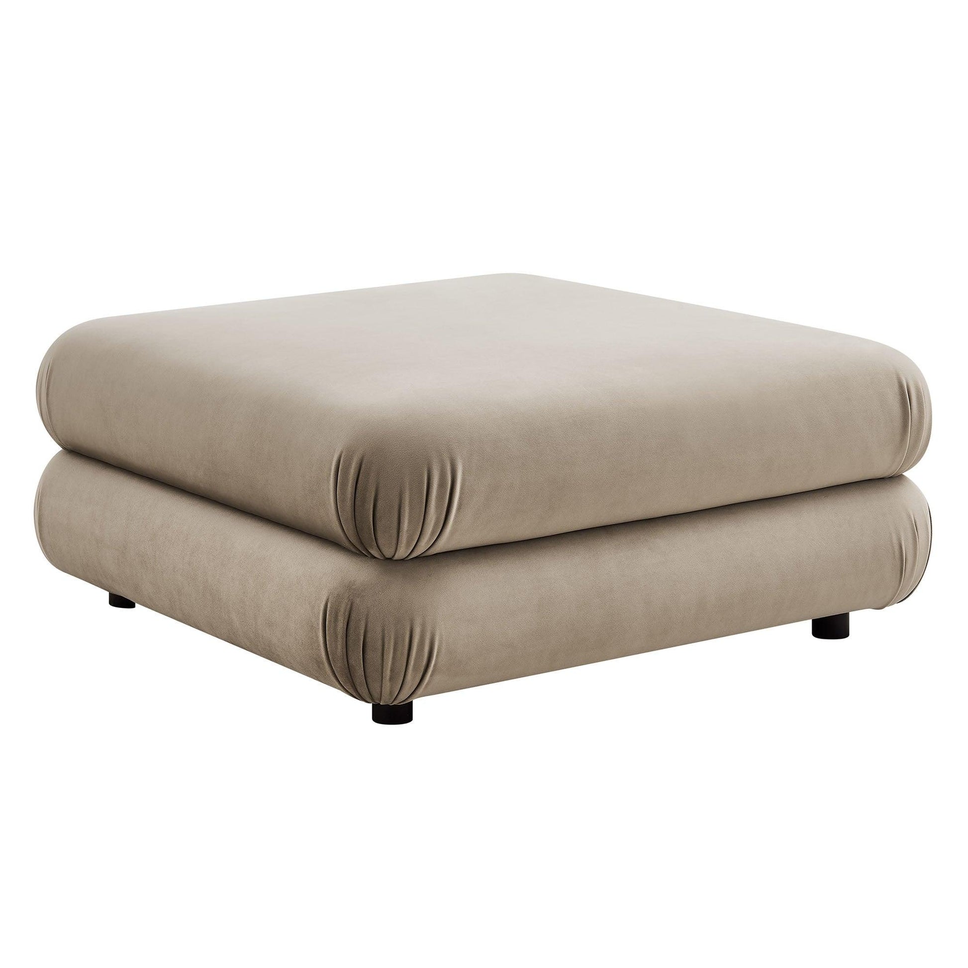 Jubilee Modular Performance Velvet Ottoman by Modway FredCo