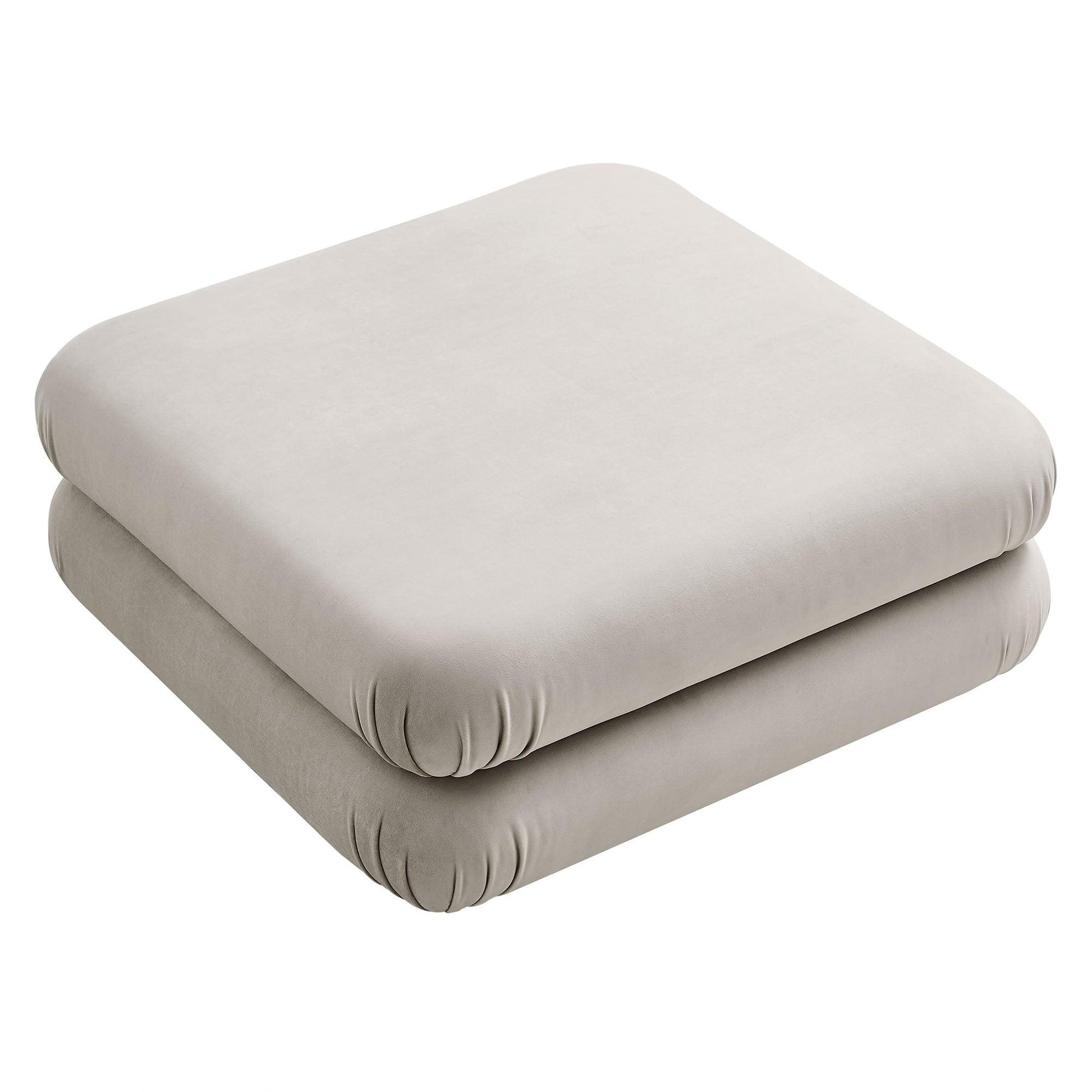 Jubilee Modular Performance Velvet Ottoman by Modway FredCo