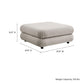 Jubilee Modular Performance Velvet Ottoman by Modway FredCo