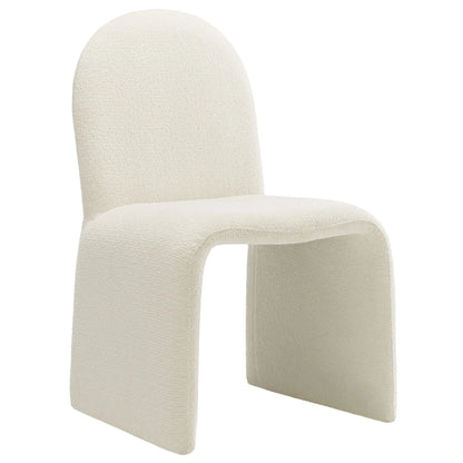 Junia Boucle Upholstered Arch Armless Dining Chair by Modway EEI-7231 FredCo