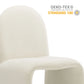 Junia Boucle Upholstered Arch Armless Dining Chair by Modway EEI-7231 FredCo