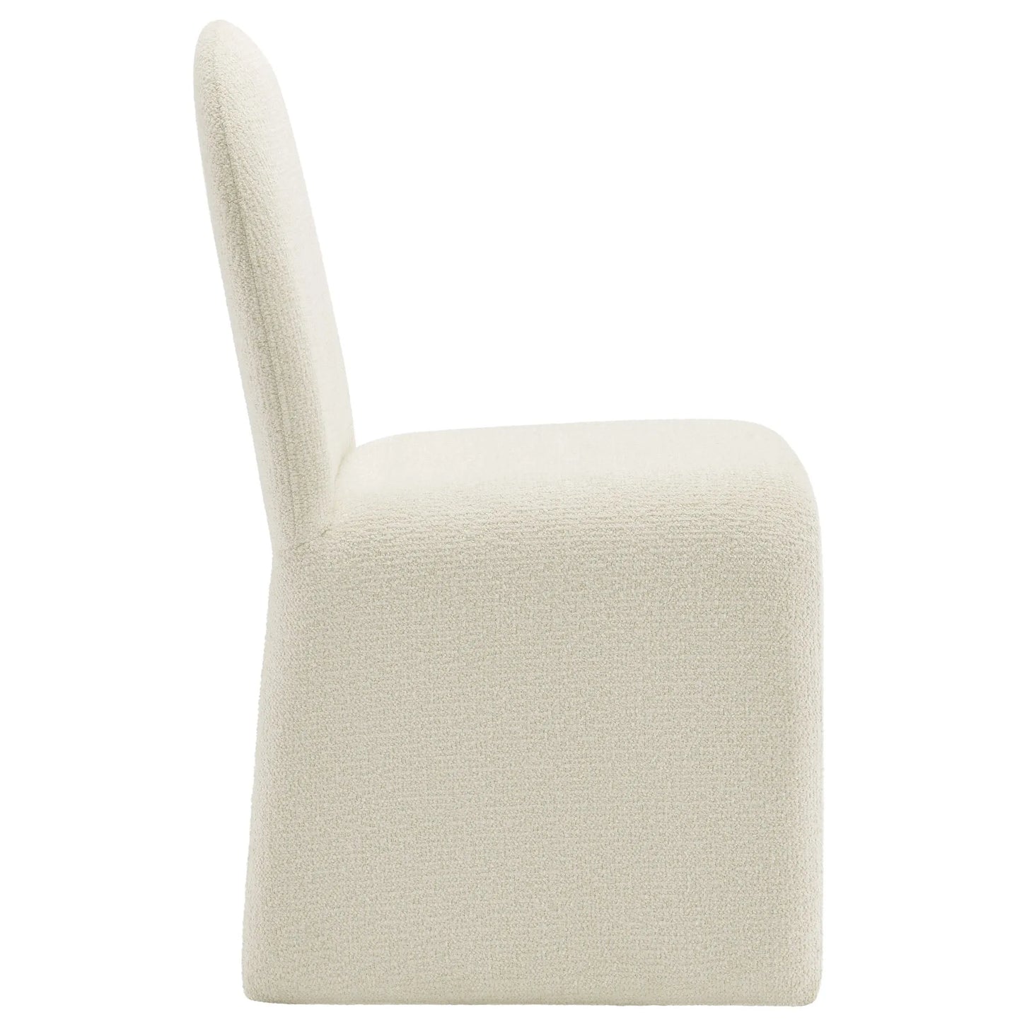 Junia Boucle Upholstered Arch Armless Dining Chair by Modway EEI-7231 FredCo