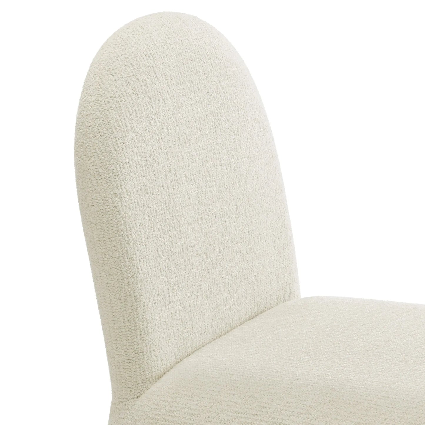 Junia Boucle Upholstered Arch Armless Dining Chair by Modway EEI-7231 FredCo