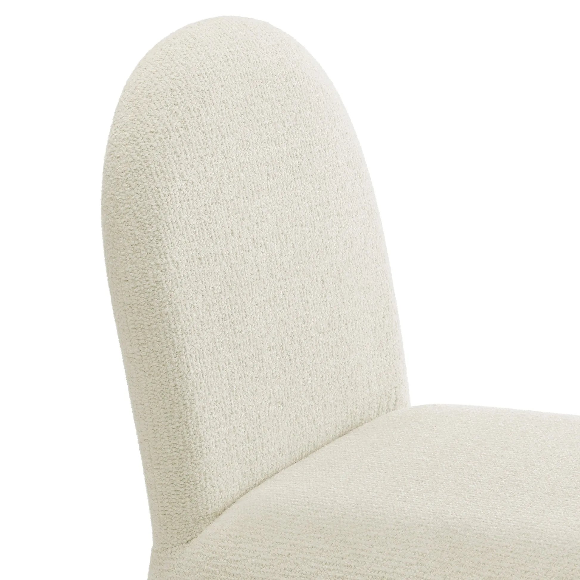 Junia Boucle Upholstered Arch Armless Dining Chair by Modway EEI-7231 FredCo