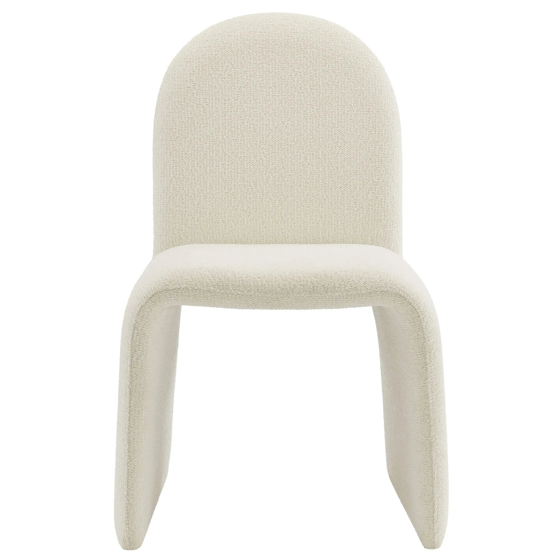 Junia Boucle Upholstered Arch Armless Dining Chair by Modway EEI-7231 FredCo