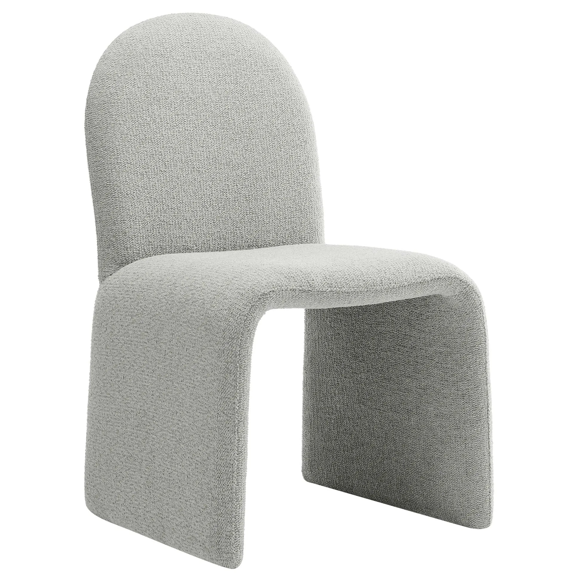 Junia Boucle Upholstered Arch Armless Dining Chair by Modway EEI-7231 FredCo