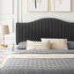 Juniper Channel Tufted Performance Velvet Queen Platform Bed, MOD-6739 FredCo