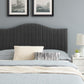 Juniper Channel Tufted Performance Velvet Queen Platform Bed, MOD-6741 FredCo