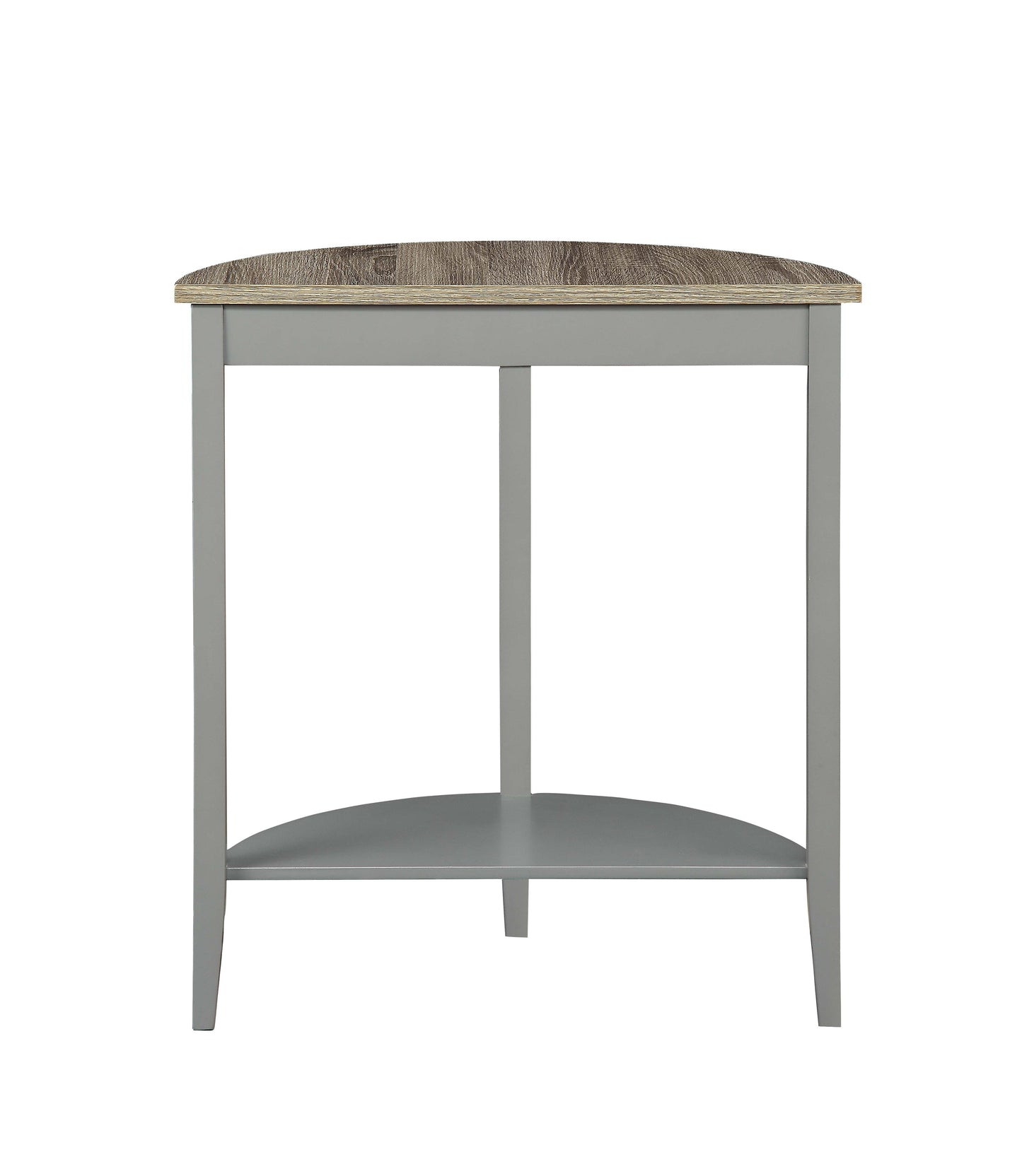 Justino Natural Oak & Gray Finish Console Table FredCo