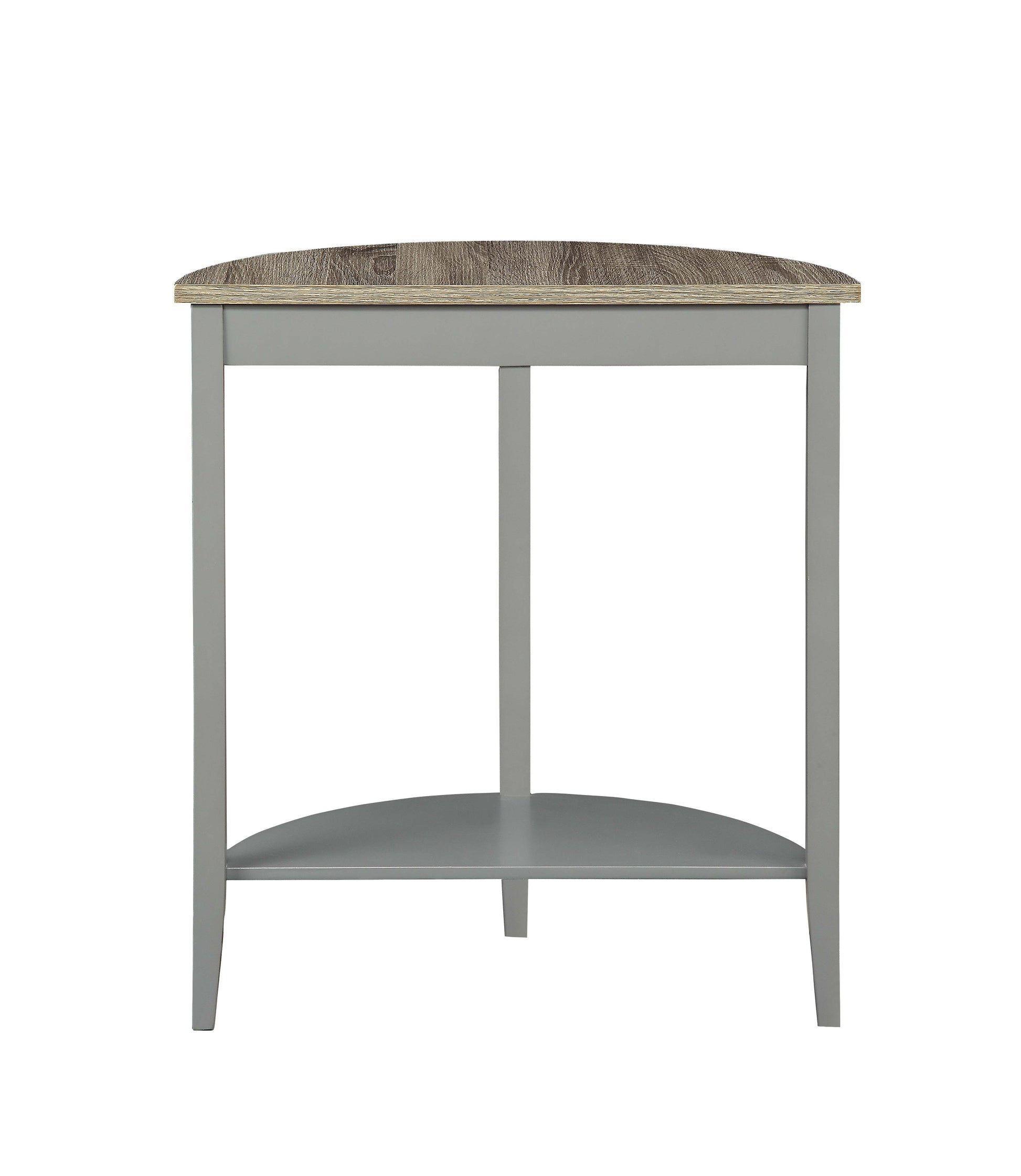 Justino Natural Oak & Gray Finish Console Table FredCo