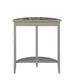 Justino Natural Oak & Gray Finish Console Table FredCo