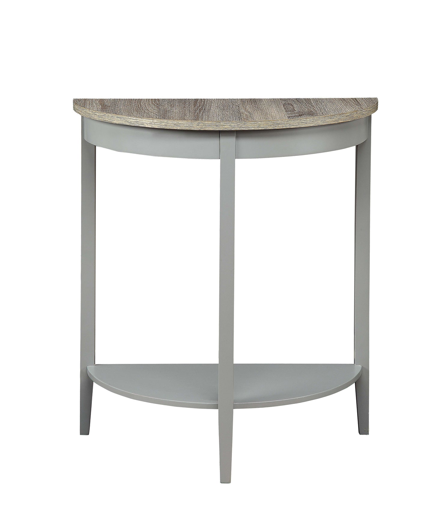Justino Natural Oak & Gray Finish Console Table FredCo