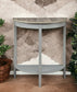 Justino Natural Oak & Gray Finish Console Table FredCo