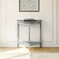 Justino Natural Oak & Gray Finish Console Table FredCo