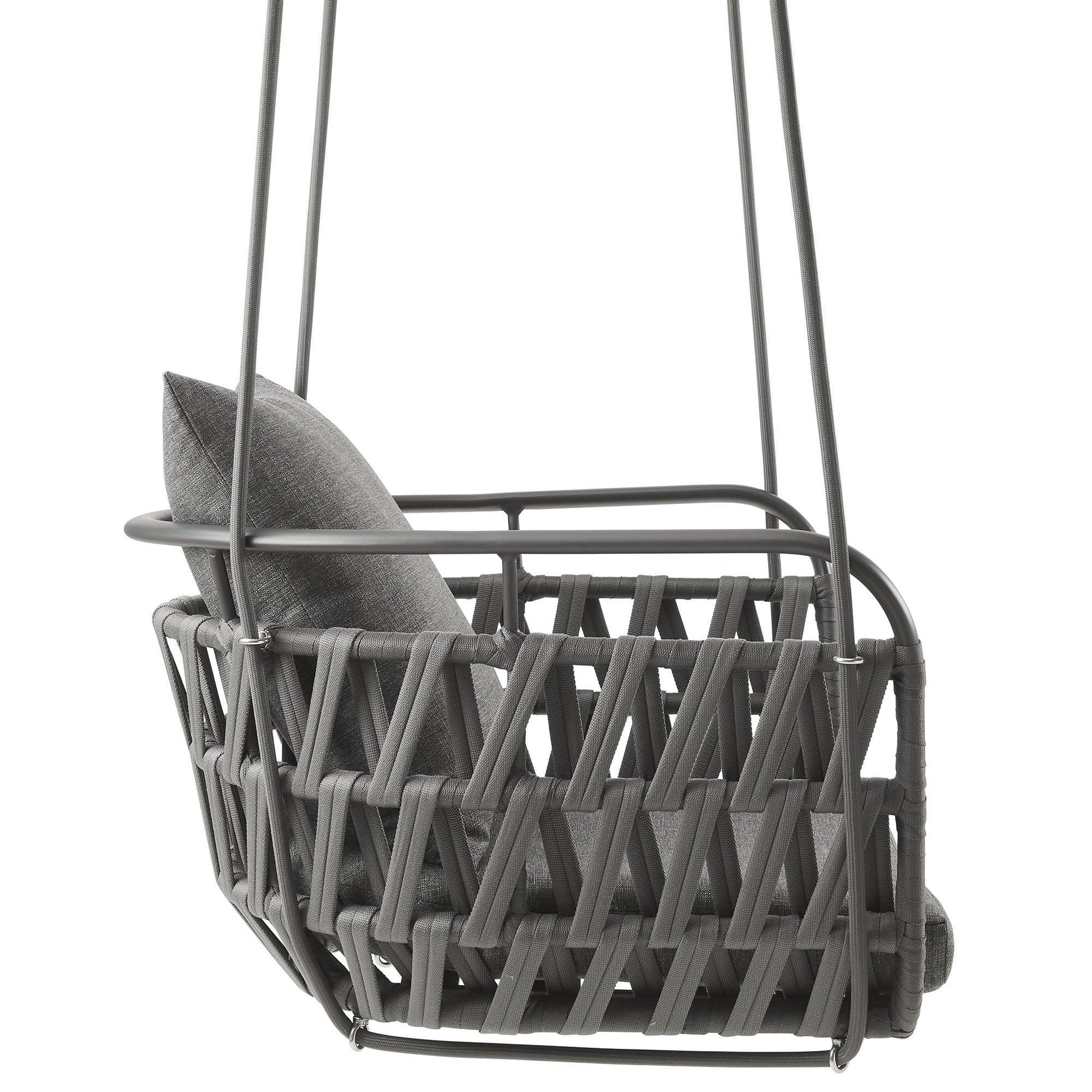Kaliah Outdoor Patio Aluminum Swing Chair by Modway FredCo