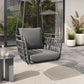 Kaliah Outdoor Patio Aluminum Swing Chair by Modway FredCo