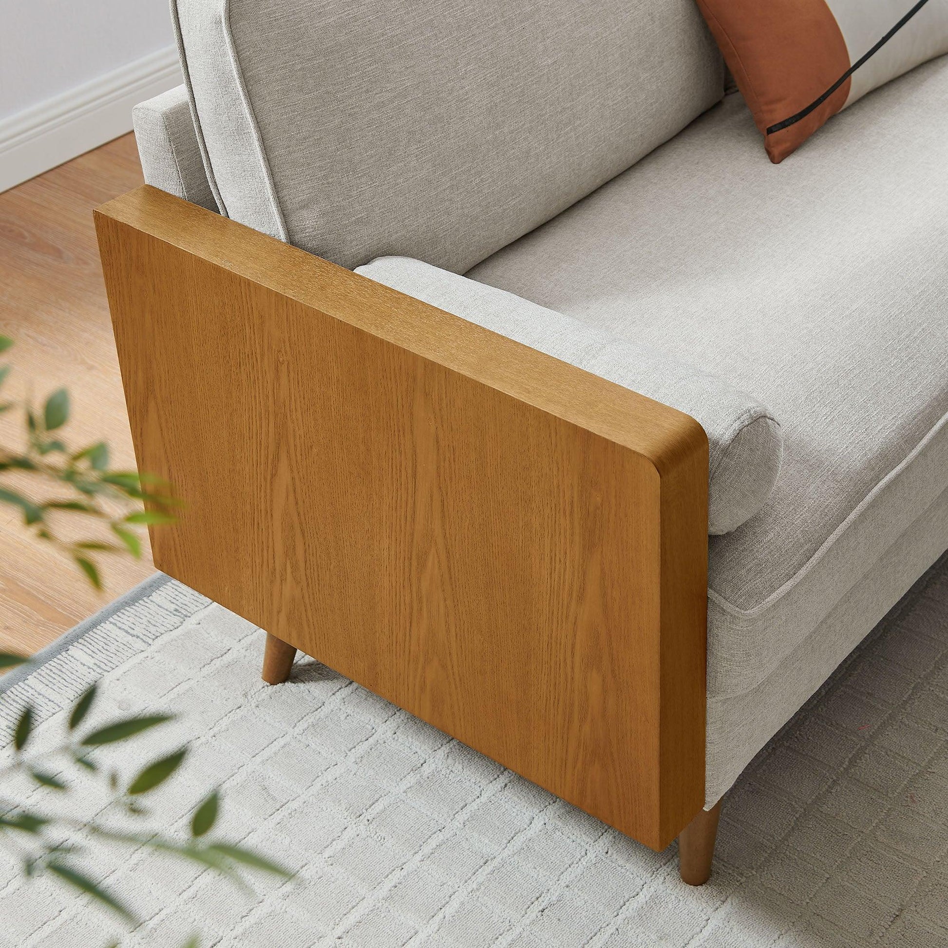 Kellan Heathered Fabric Upholstered Sofa by Modway FredCo