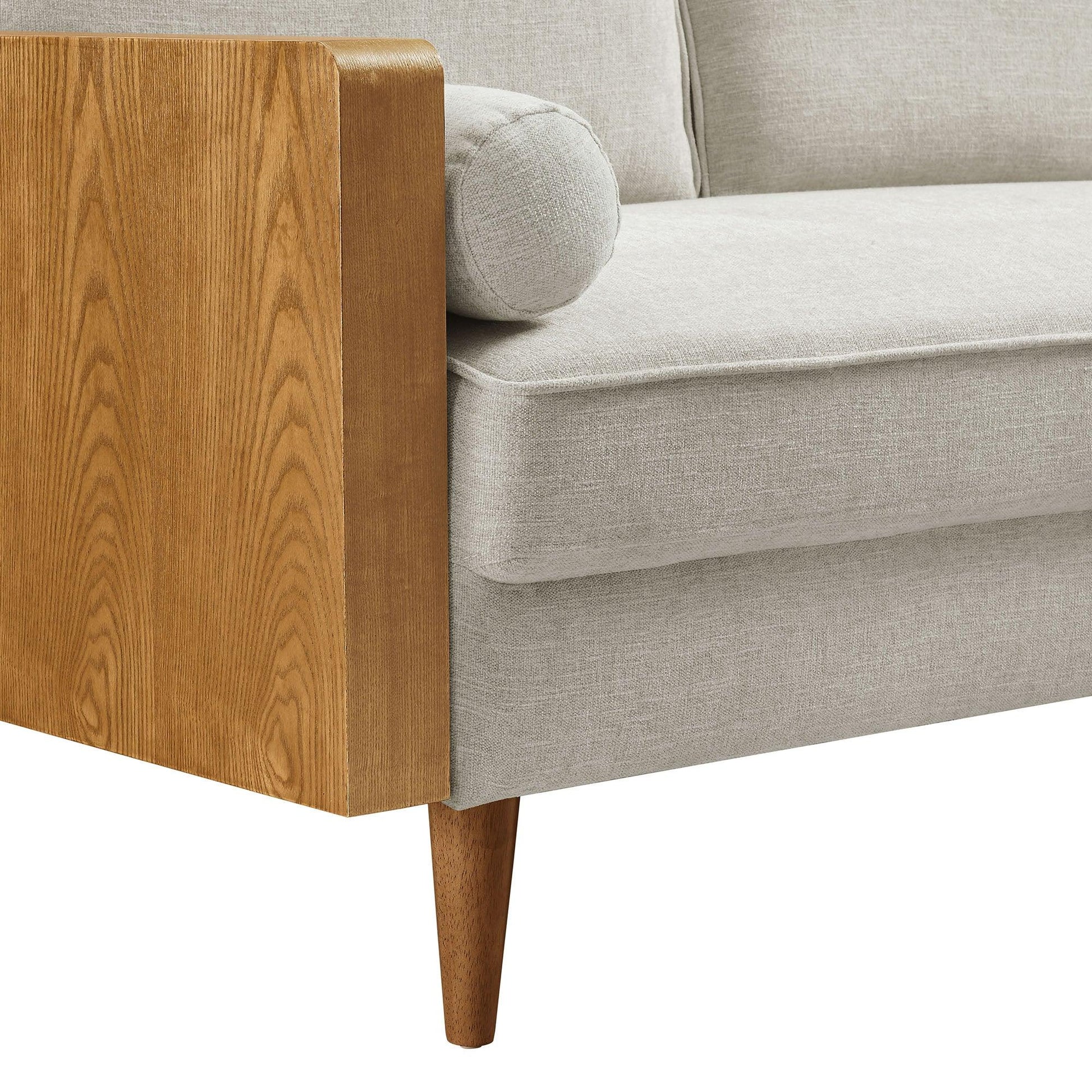 Kellan Heathered Fabric Upholstered Sofa by Modway FredCo