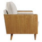 Kellan Heathered Fabric Upholstered Sofa by Modway FredCo