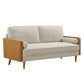 Kellan Heathered Fabric Upholstered Sofa by Modway FredCo