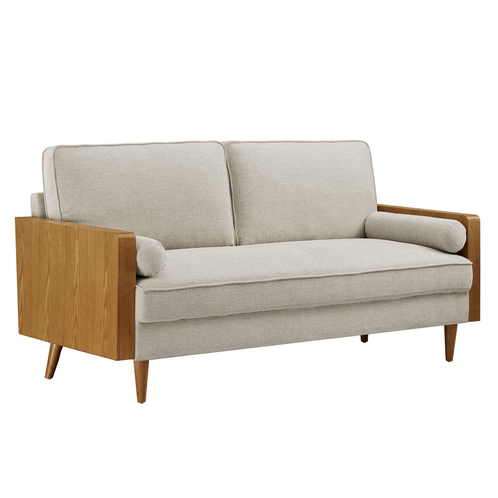 Kellan Heathered Fabric Upholstered Sofa by Modway FredCo
