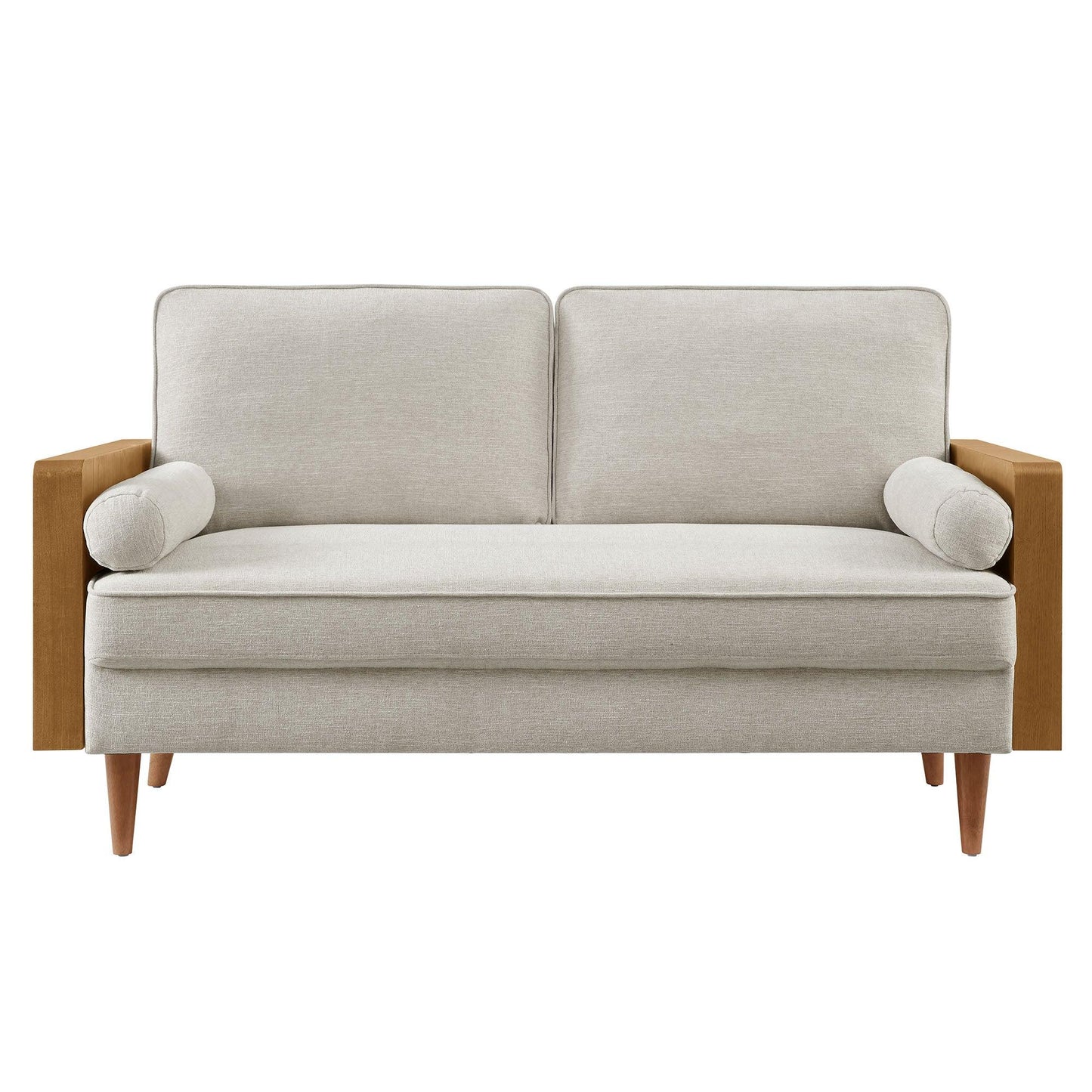 Kellan Heathered Weave Fabric Loveseat by Modway FredCo