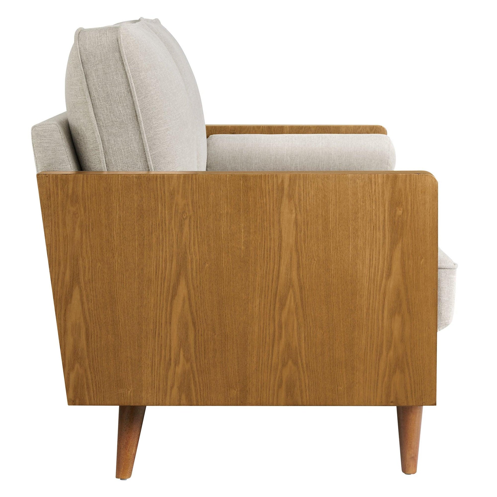 Kellan Heathered Weave Fabric Loveseat by Modway FredCo