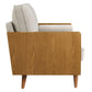 Kellan Heathered Weave Fabric Loveseat by Modway FredCo