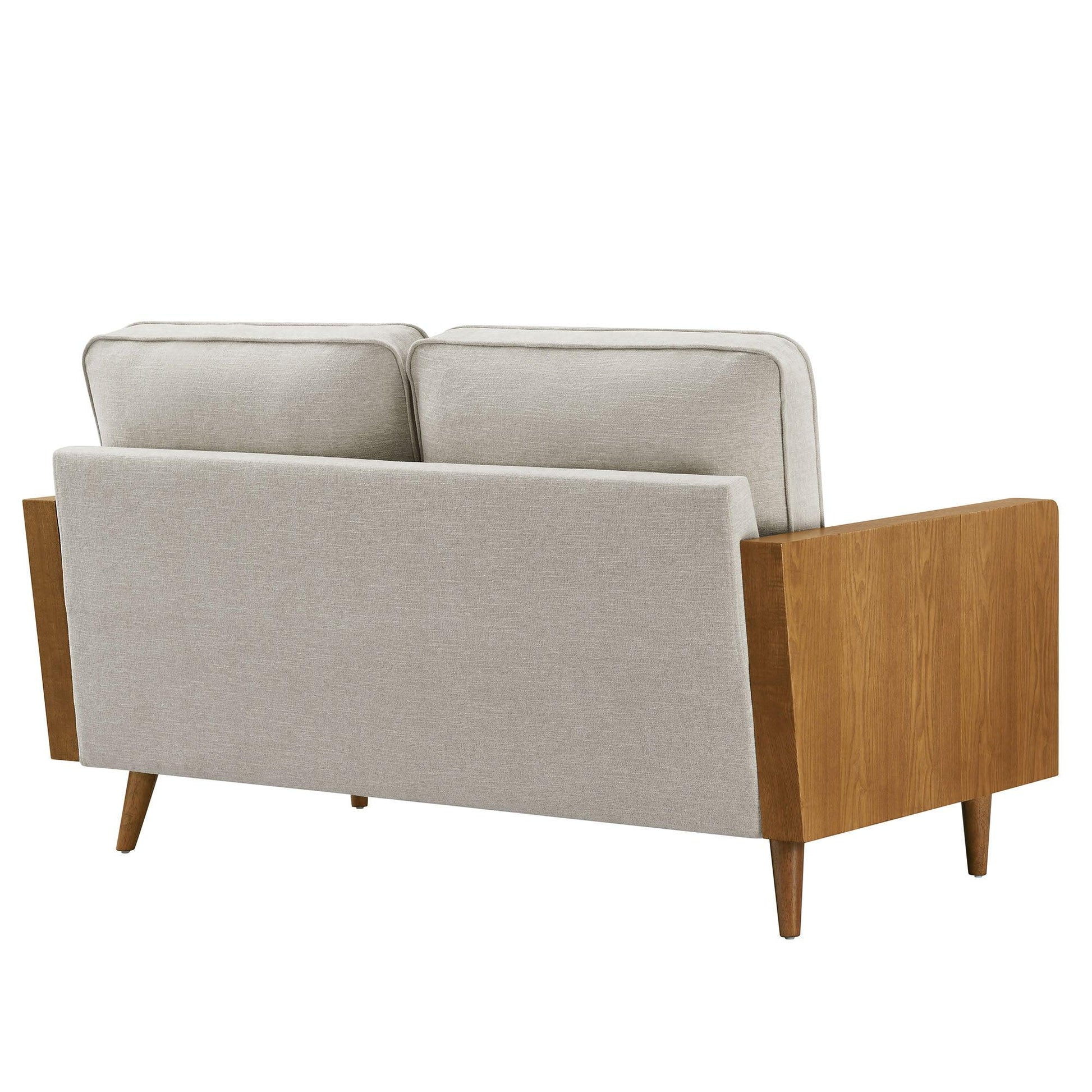 Kellan Heathered Weave Fabric Loveseat by Modway FredCo