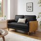 Kellan Vegan Leather Loveseat by Modway FredCo
