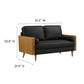 Kellan Vegan Leather Loveseat by Modway FredCo