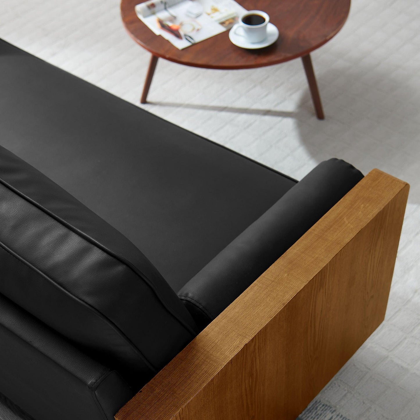 Kellan Vegan Leather Sofa by Modway FredCo