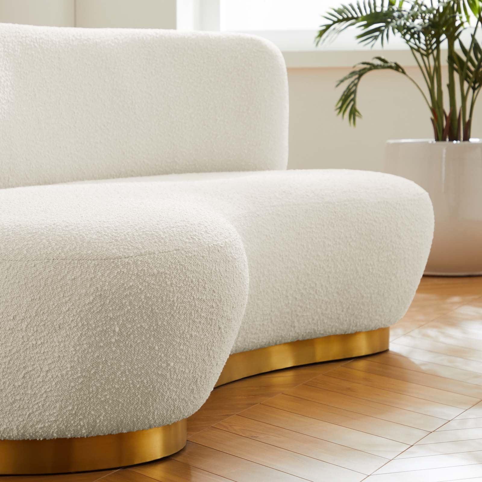 Kindred Boucle Upholstered Upholstered Fabric Sofa, EEI-5487 FredCo