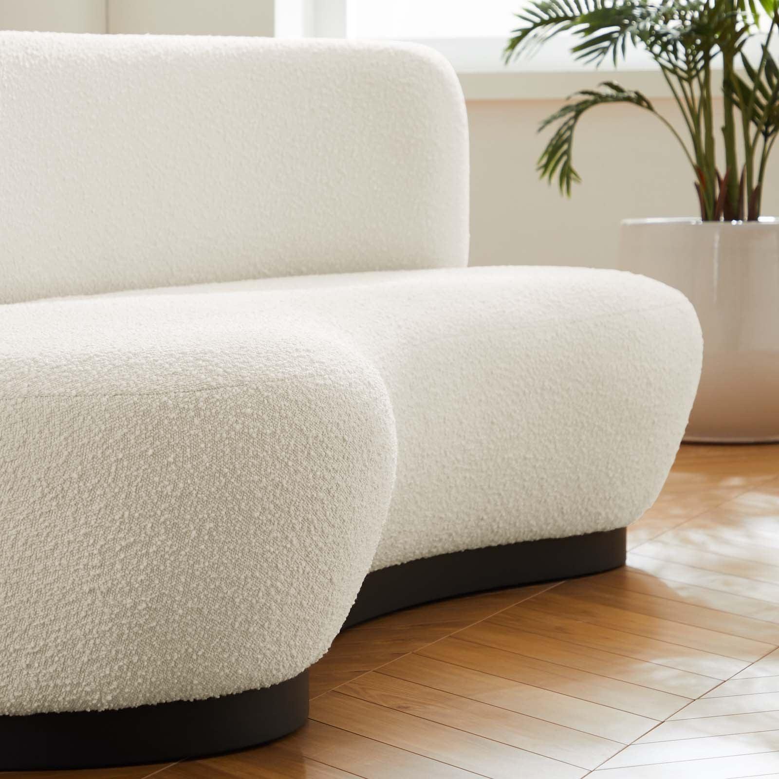 Kindred Boucle Upholstered Upholstered Fabric Sofa, EEI-5488 FredCo