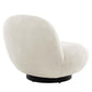 Kindred Boucle Upholstered Upholstered Fabric Swivel Chair, EEI-5486 FredCo
