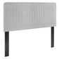 King/California King Modway Milenna Channel Tufted Performance Velvet Headboard FredCo