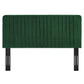 King/California King Modway Milenna Channel Tufted Performance Velvet Headboard FredCo