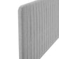 King/California King Modway Milenna Channel Tufted Upholstered Fabric Headboard FredCo